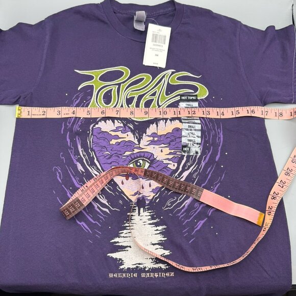 Melanie Martinez Eye Heart Oracle T-Shirt Purple Gildan SMALL New - Picture 3 of 7